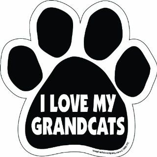 Imagine This Paw Car Magnet, I Love My Grandcats, 5 1/2 Inch by 5 1/2 Inch  Pet Memorial Products 