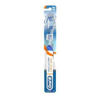 Oral B Indicator 40 Medium Bristle Toothbrush (Pack of 6), Colors may vary Health & Personal Care