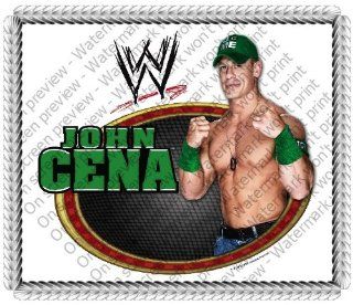 1/4 Sheet ~ John Cena WWE Wrestling ~ Edible Image Cake/Cupcake Topper Grocery & Gourmet Food