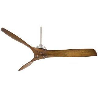 Minka Aire F853BN/DK Brushed Nickel/Distressed Koa Aviation 60" Ceiling Fan with Remote Control blades Included F853    