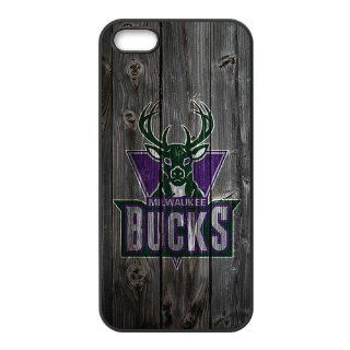 Custom Milwaukee Bucks Wood Back Cover Case for iPhone 5 5S LL5S 831 Cell Phones & Accessories