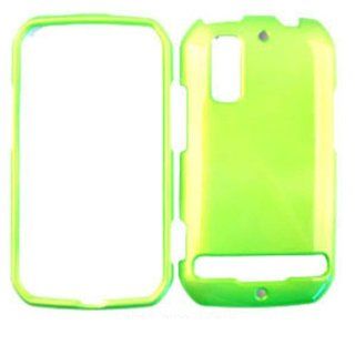 Motorola Photon 4G / Electrify MB855 Shiny Hard Case Cover Green A016 PD Cell Phones & Accessories