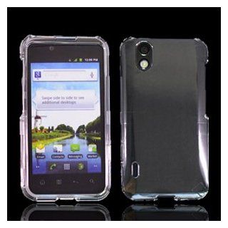 For Sprint LG Marquee LS855 Accessory   Clear Hard Case Proctor Cover + Free Lf Stylus Pen Cell Phones & Accessories