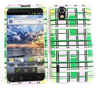 For Lg Marquee / Ignite Ls 855 Green Blocks Matte Texture Case Accessories Cell Phones & Accessories