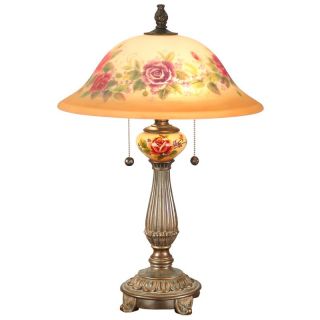Dale Tiffany Rose Porcelain Table Lamp   Table Lamps