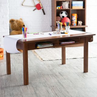 Classic Playtime Deluxe Activity Table   Walnut