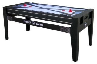 Triumph Sports 6 ft. 4 in 1 Rotating Game Table   Air Hockey Tables