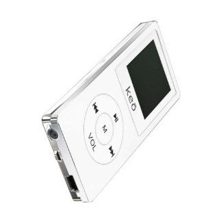 KEO MP 833 MP4 player (1Gb, white) the ONLY slim model w/normal 3.5mm audiojack and FREE carry on case (audio/video playback. FM, ebook, photos, games)   Players & Accessories
