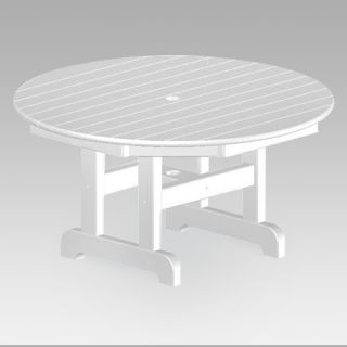 POLYWOOD® Recycled Plastic Round Outdoor Coffee Table   Patio Tables