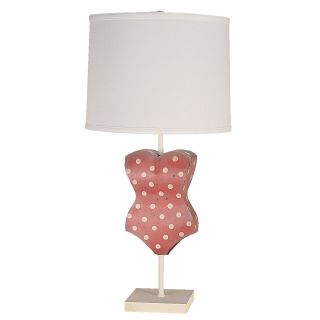Mario Industries Bathing Suit Table Lamp   Red / White   Table Lamps