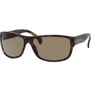 Giorgio Armani 857/S Men's Semi Rectangle Full Rim Lifestyle Sunglasses/Eyewear   Dark Havana/Brown / Size 63/15 130 Automotive