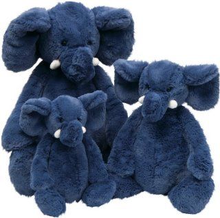 Large Bashful Blue Elephant 16" by Jellycat Toys & Games