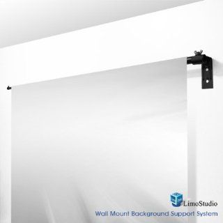 LimoStudio Photography Studio Wall Mount Background Support Backdrop Hook w/ Cross Bar, AGG834  Photo Studio Backgrounds  Camera & Photo