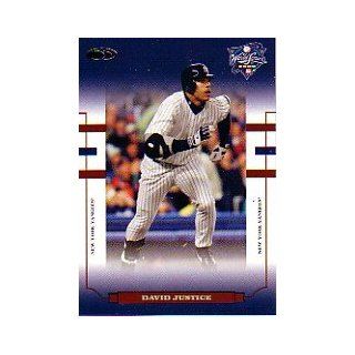2004 Donruss World Series Blue #27 David Justice Sports Collectibles