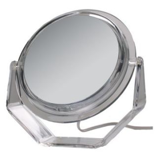 Zadro Surround Light Acrylic 5X Vanity Mirror   Bathroom Mirrors