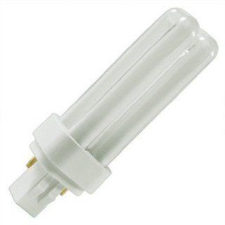 (25 Pack) CF13DD/835 13 Watt GX23 2 Base 2 Pin Plug In Double U Tube 3500K Fl  Compact Fluorescent Bulbs  