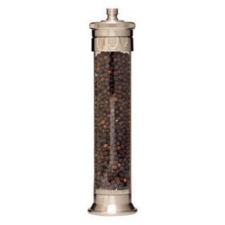 William Bounds Maitre D Pepper Mill   Clear/Pewter   Salt and Pepper Mills