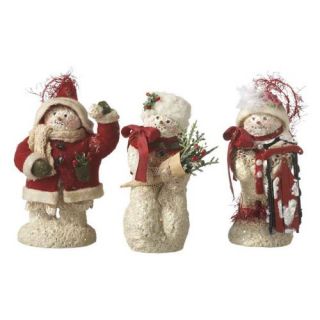 Midwest CBK Victorian Christmas Whimsies Snow Girl Ornaments   Set of 6   Ornaments