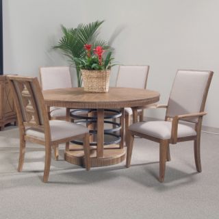 A.R.T. Furniture Ventura 5 piece Round Wood Top Dining Set   Weathered Chestnut   Dining Table Sets