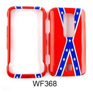Huawei Ascend M860 Rebel Flag Hard Case/Cover/Faceplate/Snap On/Housing/Protector Cell Phones & Accessories