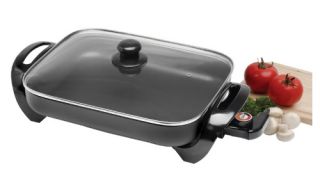 Maxi Matic Elite Gourmet 15 in. Electric Skillet with Glass Lid   Electric Skillets