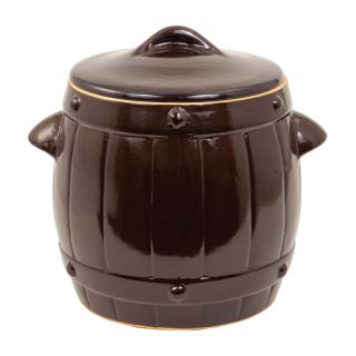 TSM Products Brining Barrel Crock with Lid   Canning Supplies