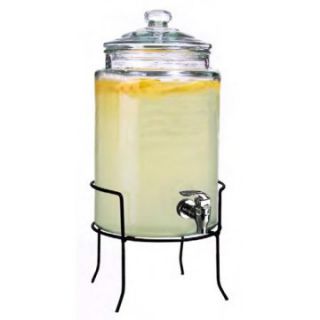 Home Essentials 1.5 gal. Cylinder Dispenser with Stand   Beverage Dispensers