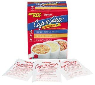 Lipton Cup A Soup(R) Variety Pack, Box Of 18  Grocery & Gourmet Food