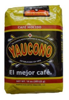 Yaucono Coffee Bag 14 Oz.  Ground Coffee  Grocery & Gourmet Food