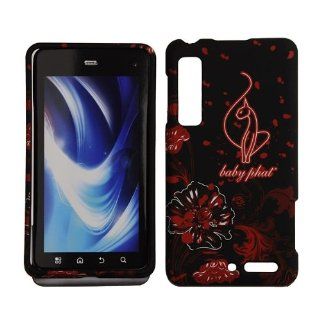 Motorola Droid 3 XT862   Licensed Baby Phat Snap on Cover Case   Poppys White Glow   Faceplate Cell Phones & Accessories