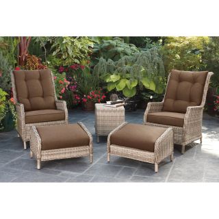 Bromley All Weather Wicker Chat Set   Conversation Patio Sets