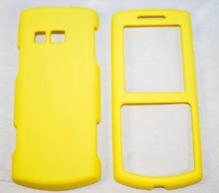 Samsung Messager II R560 / Vice R561 smartphone Rubberized Hard Case   Yellow Cell Phones & Accessories