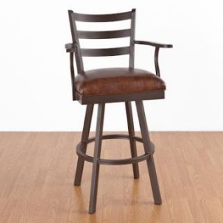 Clinton 26 in. Counter Stool   With Arms   Swivel   Bar Stools