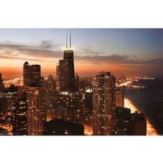Chicago Skyline Poster Print, 36x24  