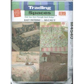McCall's Sewing Pattern M4540 Trading Spaces Bedding McCall Pattern Company Books