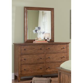 Hearthstone 6 Drawer Dresser   Rustic Oak   Kids Dressers and Chests