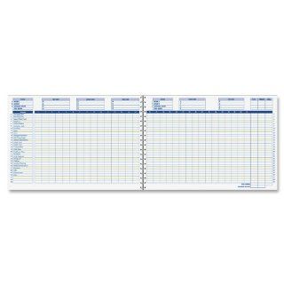 Adams Home Office Budget Book, Weekly/Monthly Format, 7 x 10 Inches, White (AFR31)  Record Books 