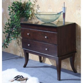 Legion Furniture Linden 40 in. Single Bathroom Vanity w/ Black Granite and Vessel Sink   Single Sink Bathroom Vanities