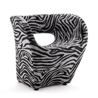 Zebra Modern Leisure Chair   Accent Chairs