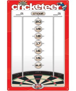 Dart World Cricketeer Scoreboard   Bristle Dart Boards