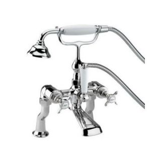 Water Creation British Classic F6 0001 01 CX Deck Mount Tub Faucet with Handheld Shower   Bathtub Faucets