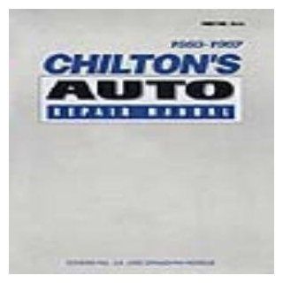 Chilton's Auto Repair Manual, 1993 97   Perennial Edition (7919) 0035675079198 Books