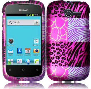 For Huawei Ascend Y M866 M866C Hard Design Cover Case Pink Exotic Skins Accessory Cell Phones & Accessories