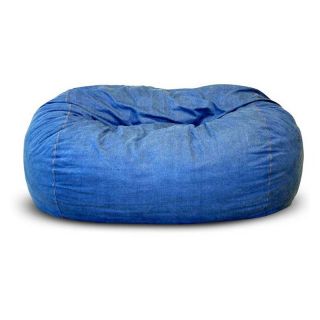 Corda Roy's Double King Size Denim Foam Bean Bag Bed   Converts to Double King Size Bed   Bean Bags