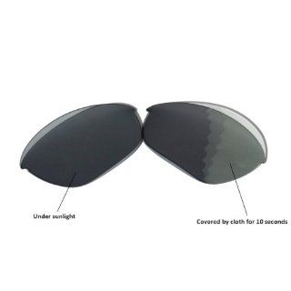 Walleva Replacement Lenses for Oakley Half Jacket Sunglasses   Multiple Options Available (Transition/photochromic   Polarized) Sports & Outdoors