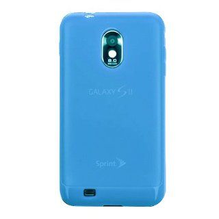 Blue Translucent Flexible TPU Case for Samsung Galaxy S II Epic 4G Touch (Sprint) Cell Phones & Accessories