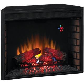 Classic Flame 28 in. Electric Fireplace Insert with Backlit Display   Electric Inserts