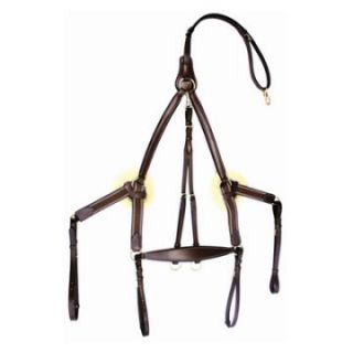 Henri De Rivel Pro 5 Point Elastic Breastplate Martingale with Running Attachment   English Saddles and Tack