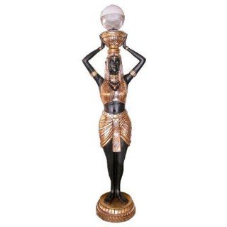 Goddess Hathor Egyptian Statue Floor Lamp   Indoor Figurine Lamps