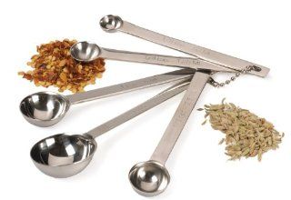 RSVP Endurance 5 Piece Stainless Steel Measuring Spoon Set Kitchen & Dining